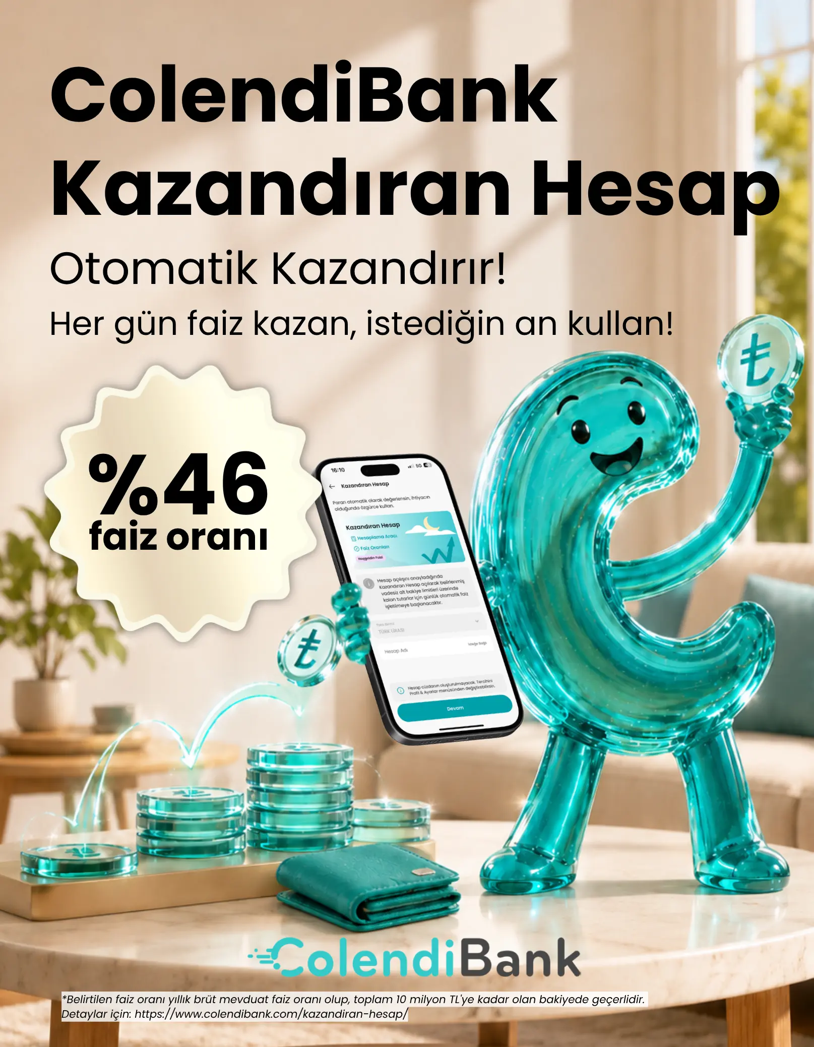 ColendiBank Kazandıran Hesap